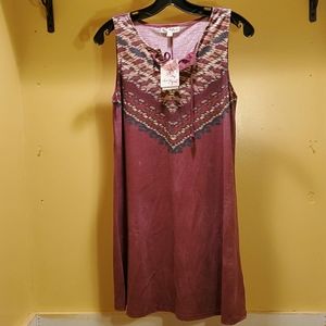 NWT About A Girl dress Sz Med
